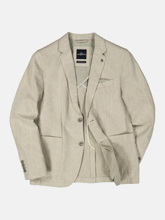 engbers Herren Freizeit-Sakko regular Beige 34496