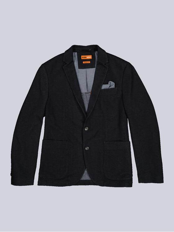 emilio adani Herren Sakko slim fit Schwarz 35263