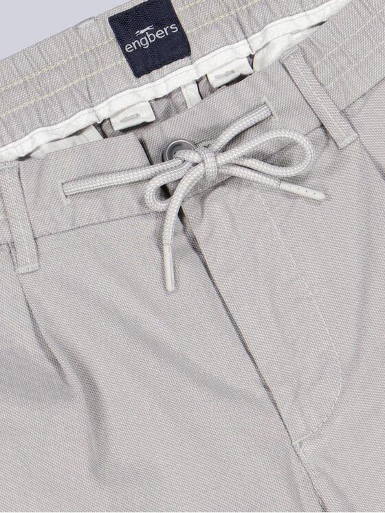 engbers Herren Chino-Bermuda mit Tunnelzug Hellgrau 39021