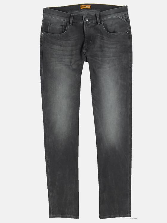 emilio adani Herren Jeans 5-Pocket Superstretch Grau 31893