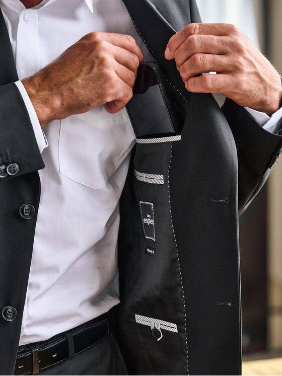 engbers Herren Anzug-Sakko "My Favorite" Schwarz 37368