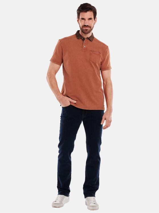 engbers Herren Polo-Shirt aus Baumwolle Orange 34539