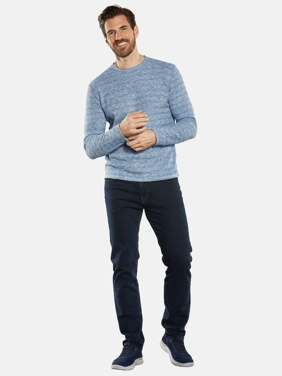 engbers Herren Pullover gestreift Blau 34625