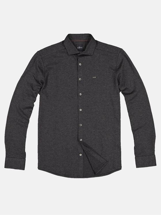 engbers Herren Langarm-Hemd in Jersey Qualität Saphirblau 32886