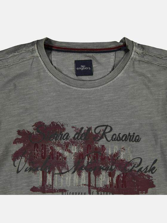 engbers Herren Rundhals T-Shirt Stahlgrau 23802
