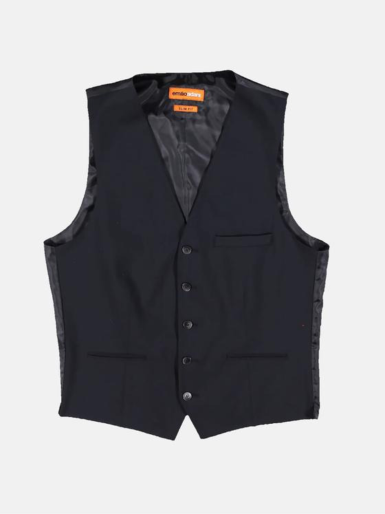 emilio adani Herren Anzugsweste Blau 31013