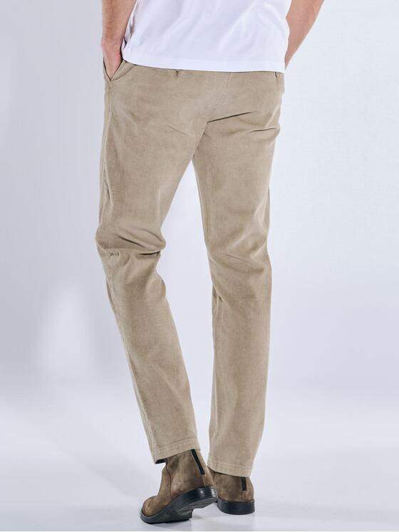 emilio adani Herren Chino Hose aus Cord Dunkelbraun 39344