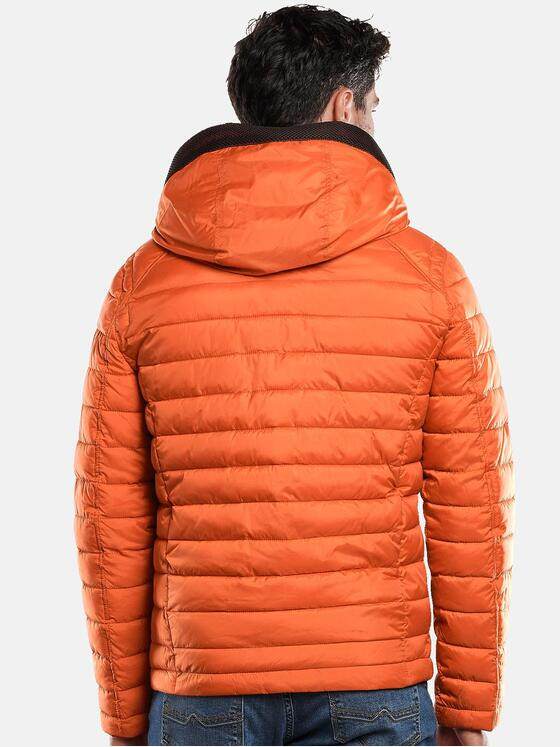engbers Herren Steppjacke mit leichter Struktur Orange 31909