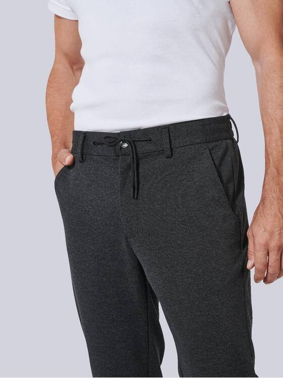engbers Herren Chino mit Tunnelzug Grau 35482