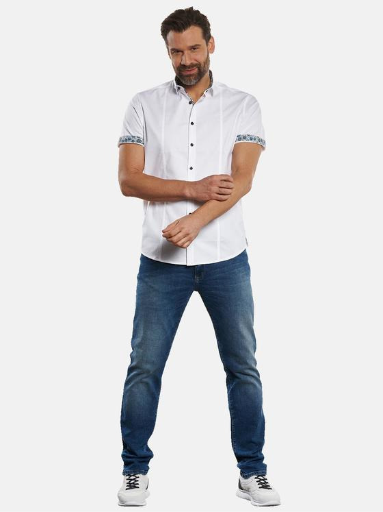 engbers Herren Kurzarm-Hemd "My Favorite" Weiß 32810