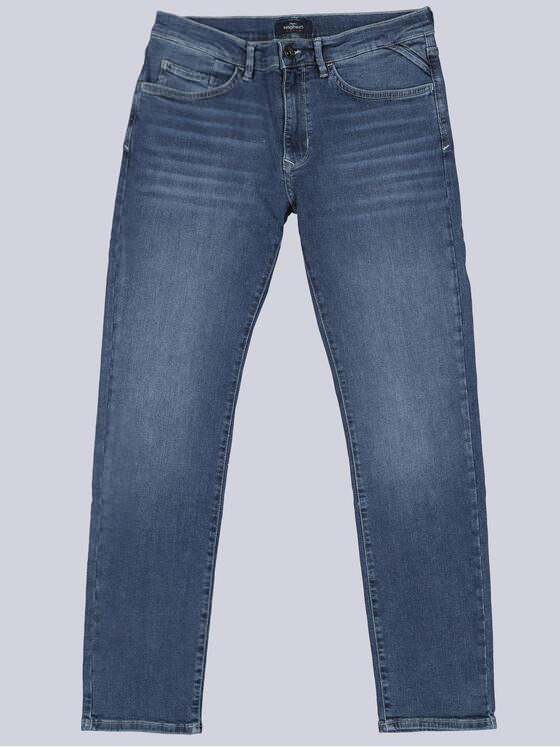 engbers Herren Super-Stretch-Jeans regular Mittelblau 39498