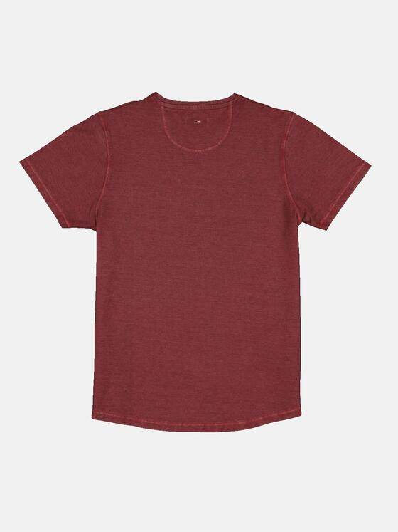 emilio adani Herren T-Shirt Rundhals Rot 33411
