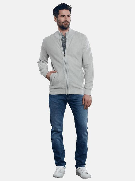 engbers Herren Strickjacke Grau 31249