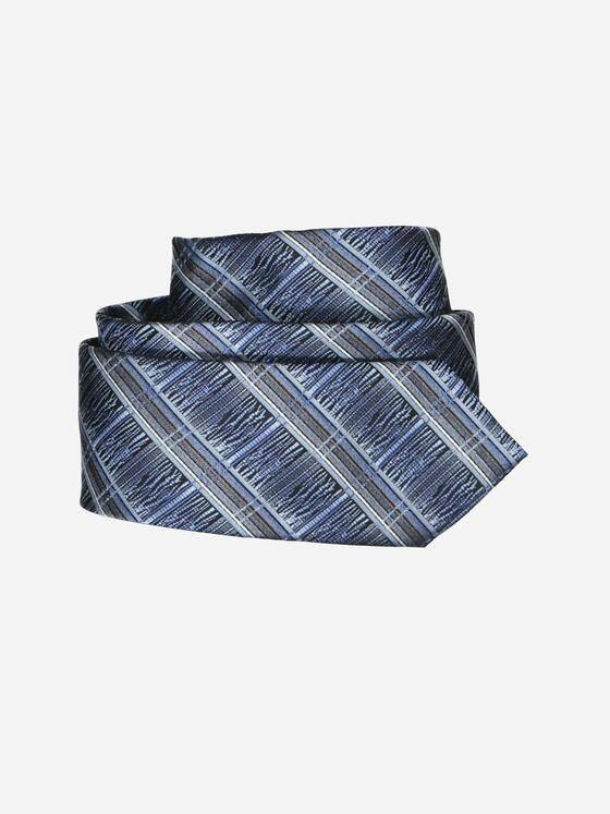 engbers Herren Krawatte gestreift Blau 37701