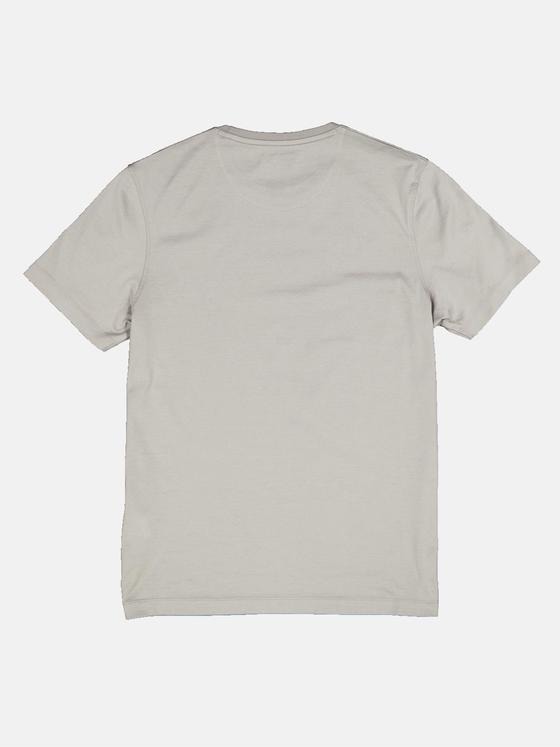 emilio adani Herren T-Shirt uni Grau 35152