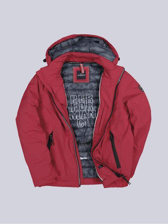 engbers Herren Jacke mit abnehmbarer Kapuze Rot 35425
