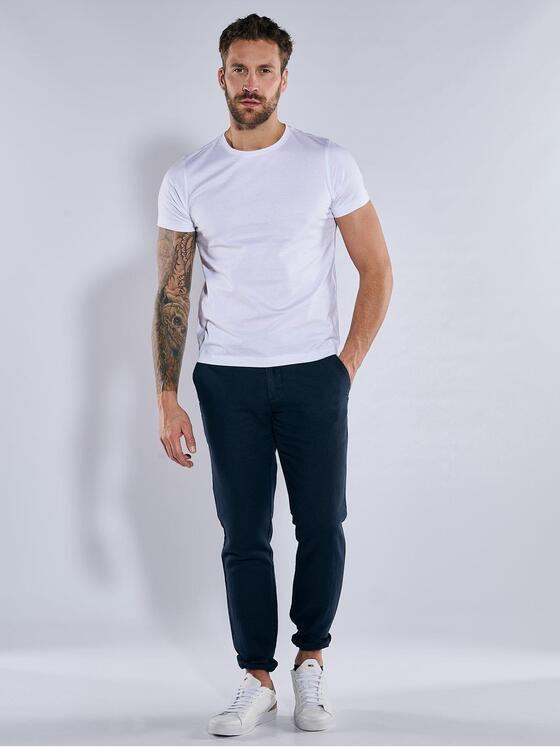 emilio adani Herren Chino slim fit Blau 36670