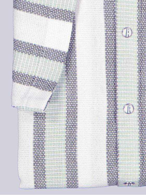 engbers Herren Luftiges Leno-Baumwollhemd Hellgruen 40301