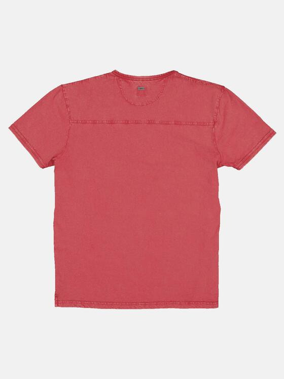 engbers Herren Henley-Shirt Tomatenrot 33148