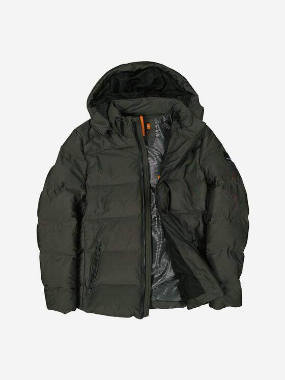emilio adani Herren Steppjacke slim fit Grün 37449