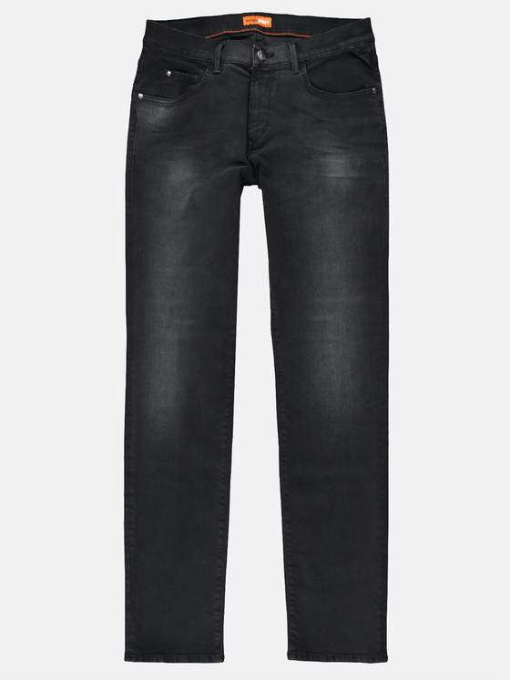 emilio adani Herren softe Used-Denim Schwarz 28945