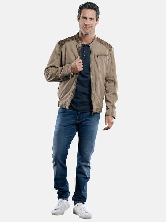 engbers Herren Softe LammLederjacke Braunbeige 29086