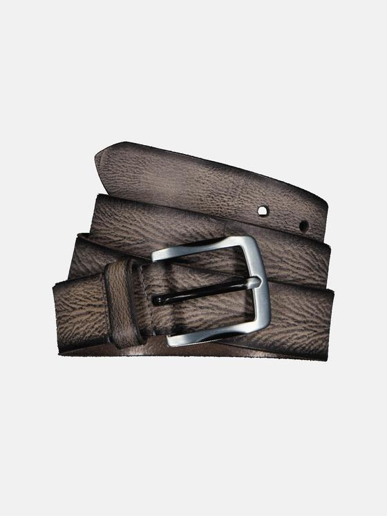 engbers Herren Ledergürtel Kieselgrau 32681