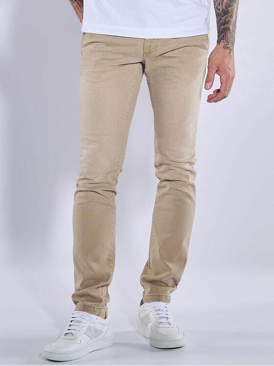 emilio adani Herren Super-Stretch-Jeans slim fit Beige 38796