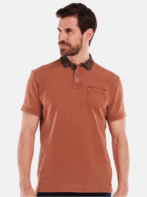engbers Herren Polo-Shirt aus Baumwolle Orange 34539