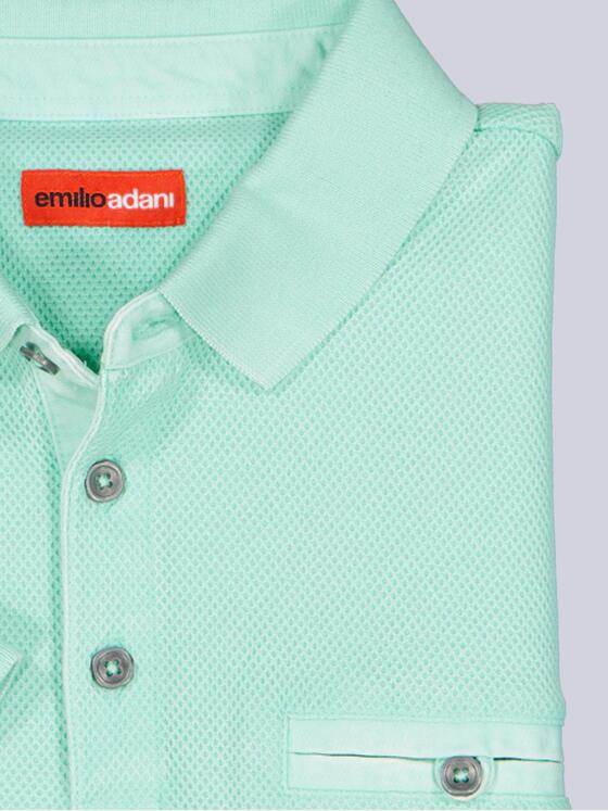 emilio adani Herren Poloshirt Türkis 38957