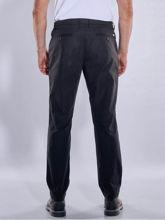 engbers Herren Chino mit Tunnelzug Schwarz 38114