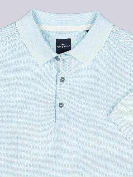 engbers Herren Modisches Strick-Polo Hellblau 40645