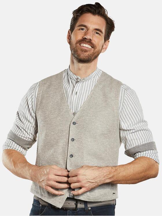 engbers Herren Sakko-Weste regular Beige 34500