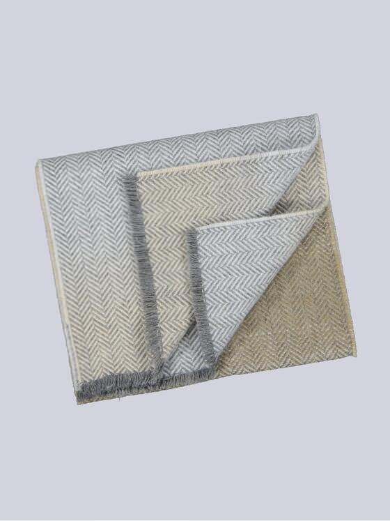 engbers Herren Schal gemustert Beige 35943