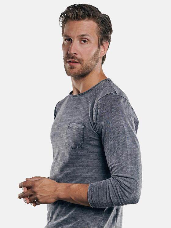 emilio adani Herren Rundhals Shirt Grau 30316