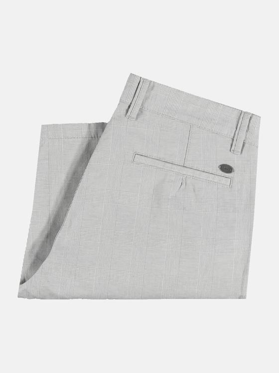 engbers Herren Bermuda kariert Hellgrau 31586