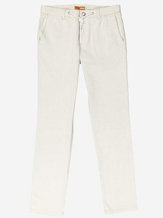 emilio adani Herren Chino mit Tunnelzug Weiß 36671