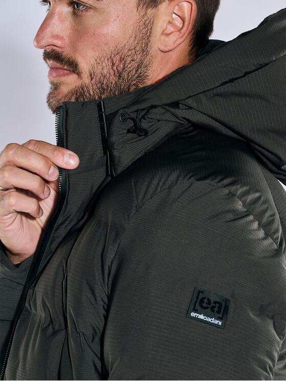 emilio adani Herren Steppjacke slim fit Grün 37449