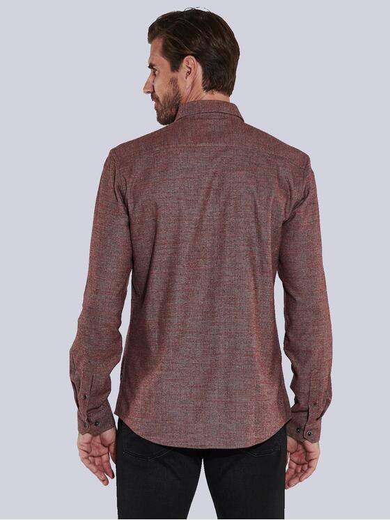 engbers Herren Langarm-Hemd uni Rot 35788