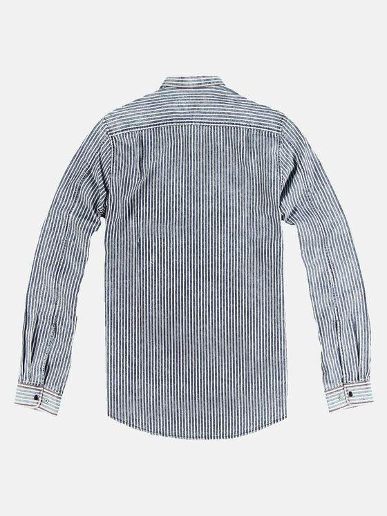 emilio adani Herren Hemd gestreift Blau 31323