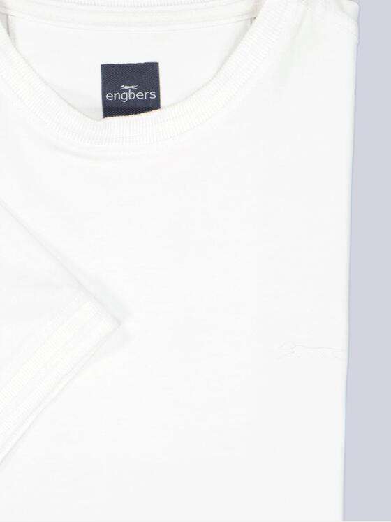 engbers Herren T-Shirt uni Reinweiss 38642