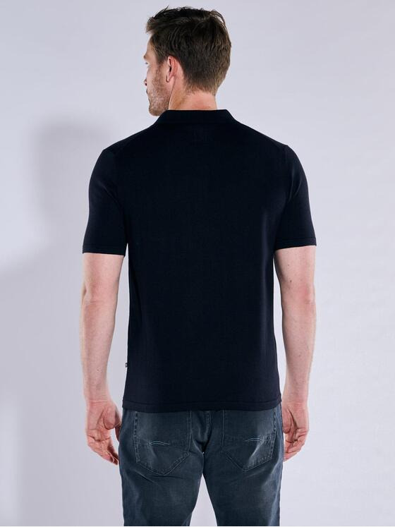 ENGBERS GERMANY Herren Polo-Shirt mit besonders glatter und hochwertiger Oberfläche Marineblau 37112