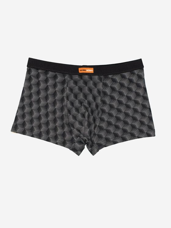 emilio adani Herren Boxershorts gemustert Grau 37351
