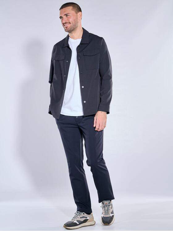 emilio adani Herren Freizeit-Sakko slim fit Marineblau 39867