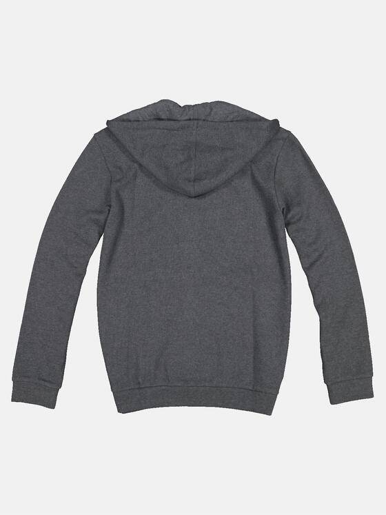 emilio adani Herren Sweatjacke Kapuze Grau 32459