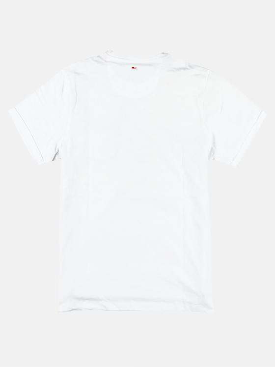 emilio adani Herren Shirt mit Kontrasttasche Weiß 28561