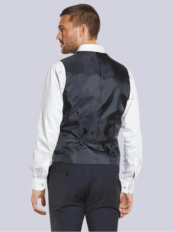 emilio adani Herren Anzug-Weste slim fit Blau 34914