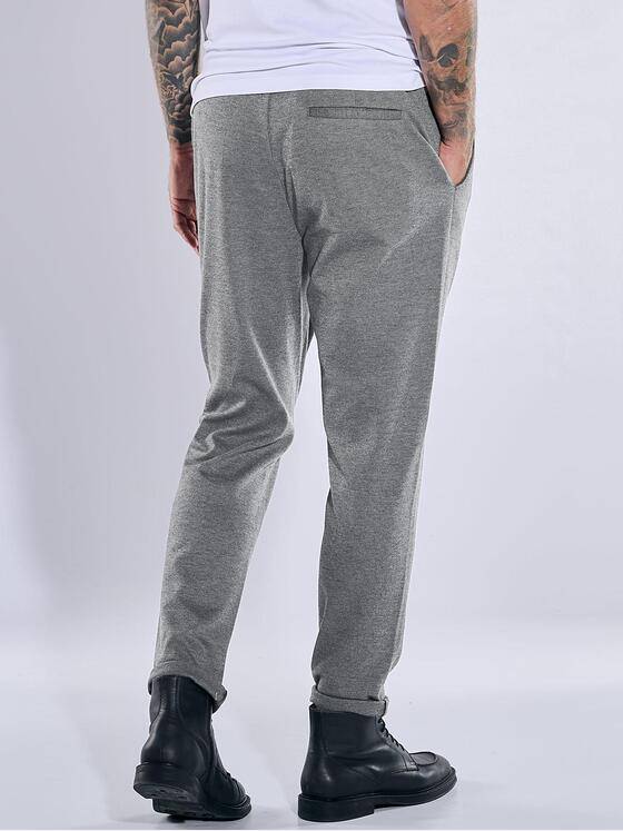 emilio adani Herren Chino regular Grau 37266