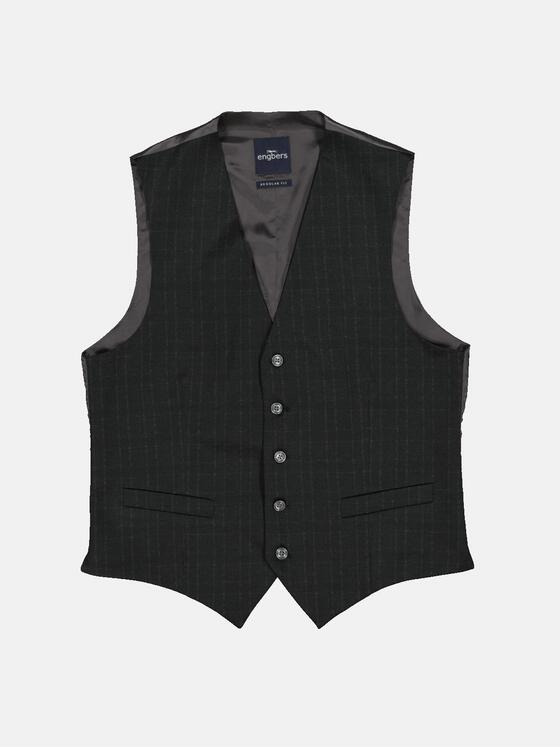 engbers Herren Anzug-Weste regular Schwarz 35399