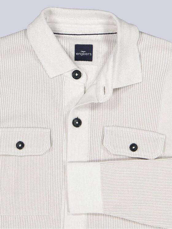 engbers Herren Overshirt regular Silbergrau 38303